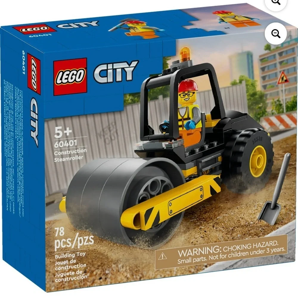 LEGO City Construction Steamroller Toy Playset